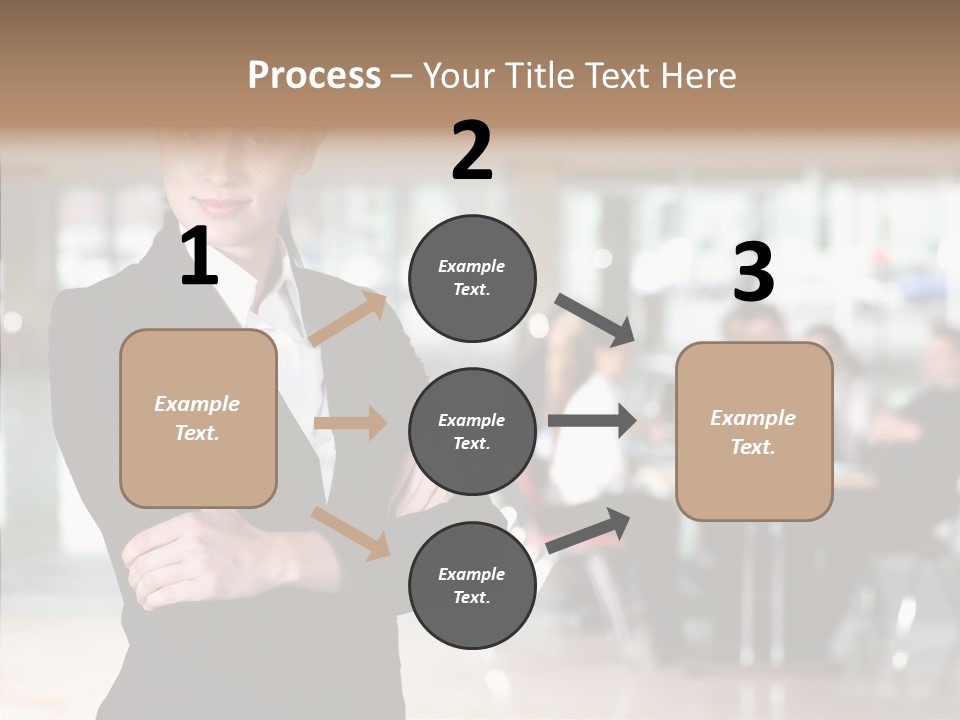 Aging Closeup Finger PowerPoint Template