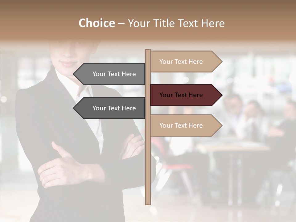 Aging Closeup Finger PowerPoint Template