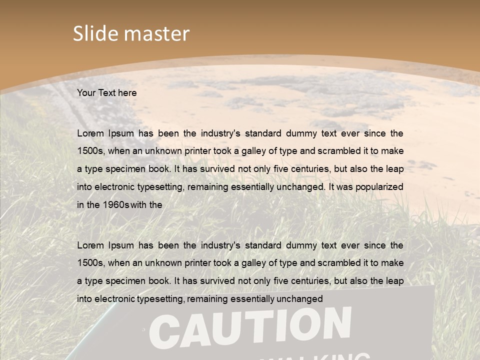 Elderly Sharing Assist PowerPoint Template