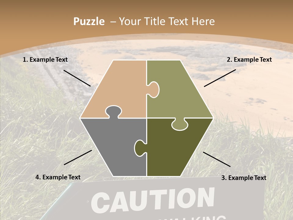 Elderly Sharing Assist PowerPoint Template