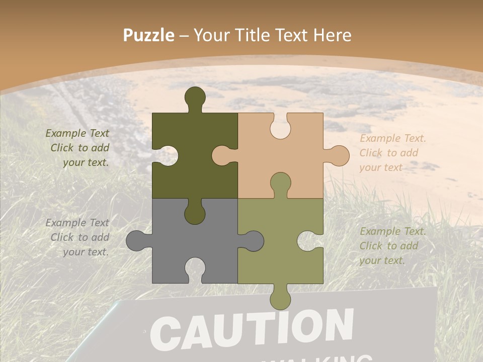 Elderly Sharing Assist PowerPoint Template