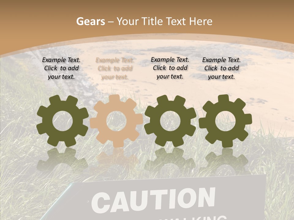 Elderly Sharing Assist PowerPoint Template