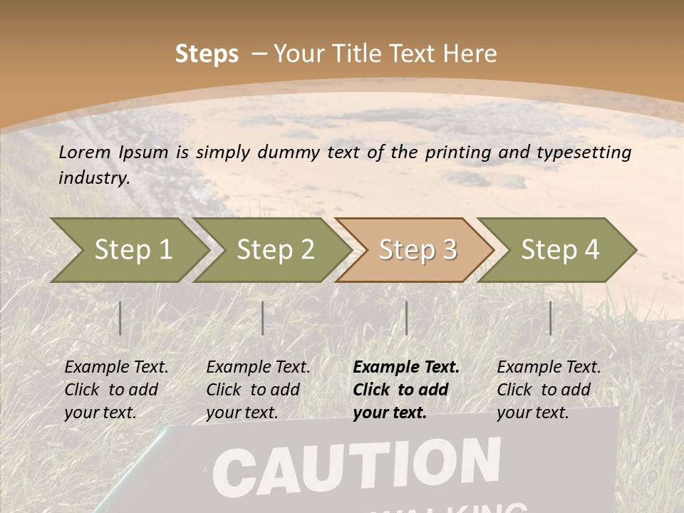 Elderly Sharing Assist PowerPoint Template
