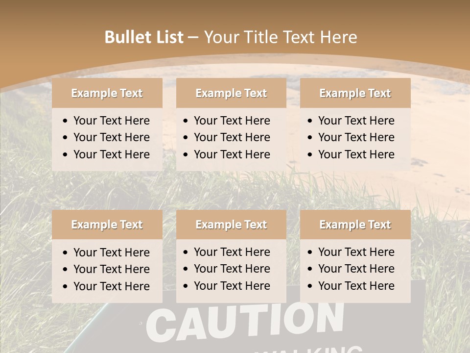 Elderly Sharing Assist PowerPoint Template