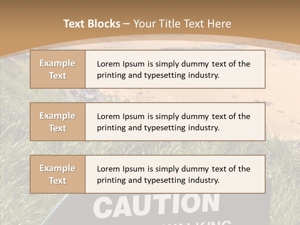 Elderly Sharing Assist PowerPoint Template