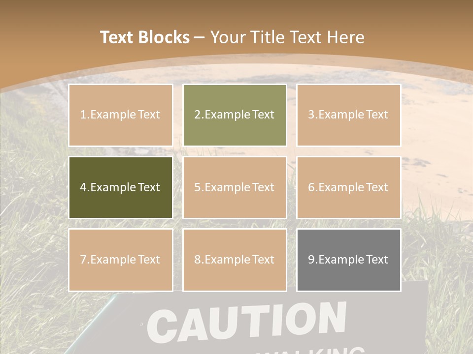 Elderly Sharing Assist PowerPoint Template