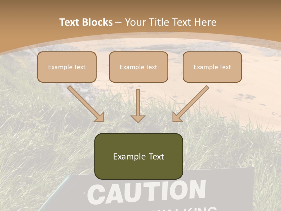 Elderly Sharing Assist PowerPoint Template
