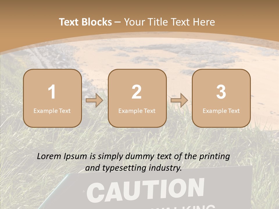 Elderly Sharing Assist PowerPoint Template
