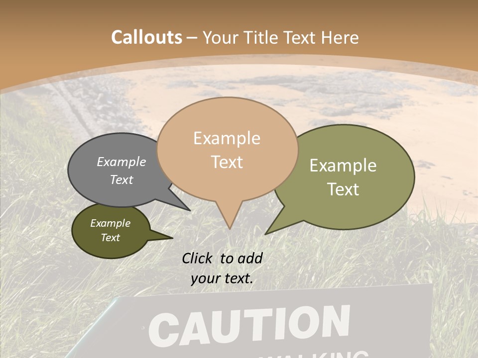 Elderly Sharing Assist PowerPoint Template