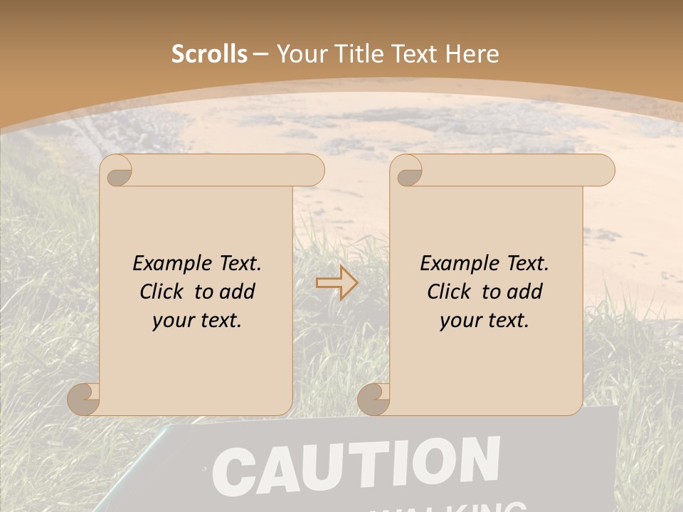 Elderly Sharing Assist PowerPoint Template