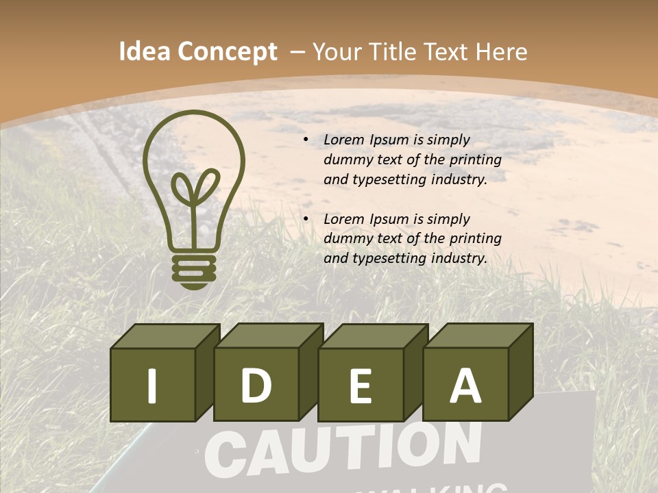 Elderly Sharing Assist PowerPoint Template