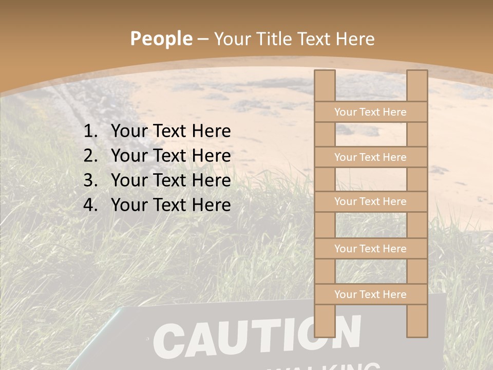 Elderly Sharing Assist PowerPoint Template