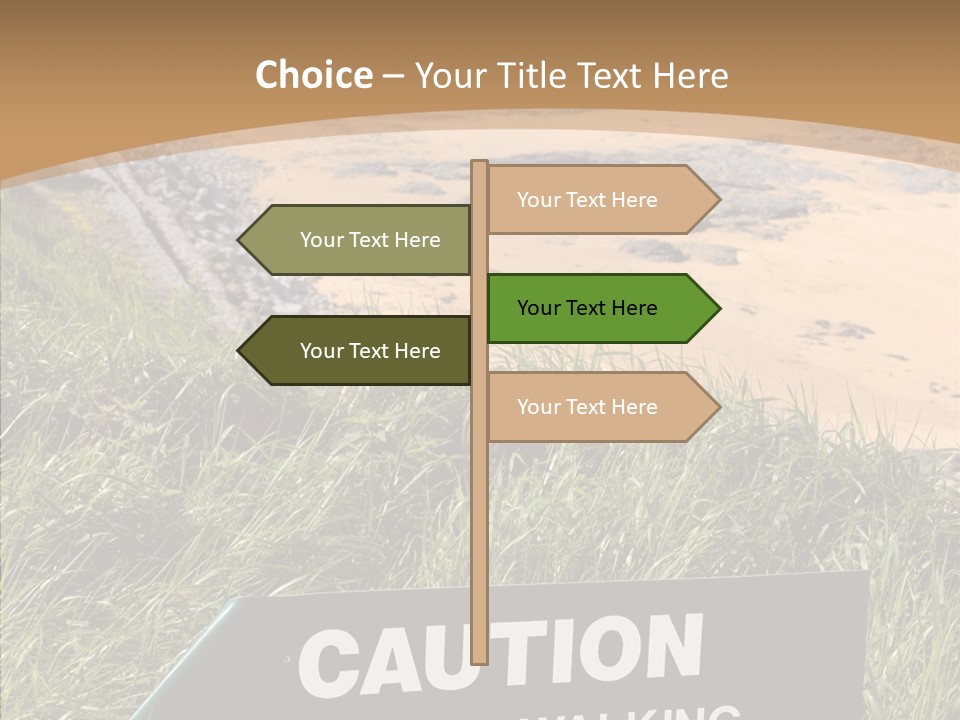 Elderly Sharing Assist PowerPoint Template