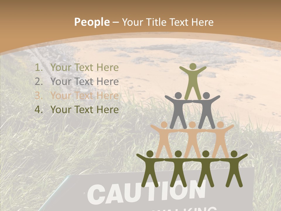 Elderly Sharing Assist PowerPoint Template