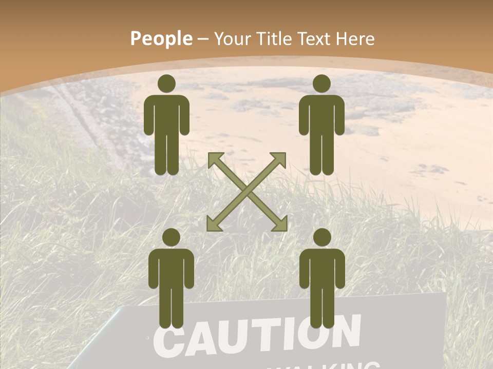 Elderly Sharing Assist PowerPoint Template