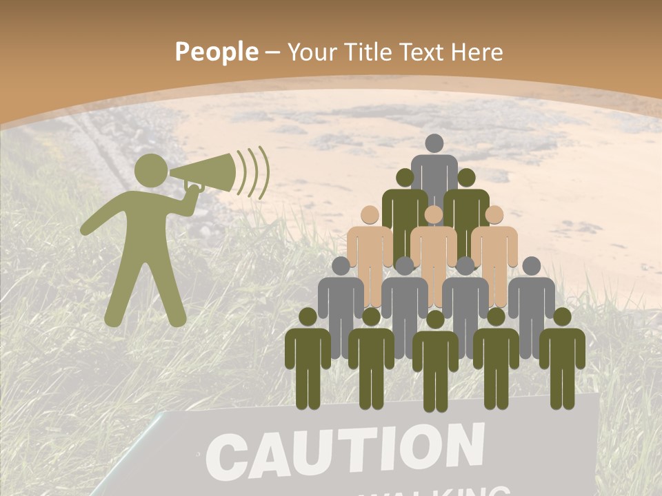 Elderly Sharing Assist PowerPoint Template