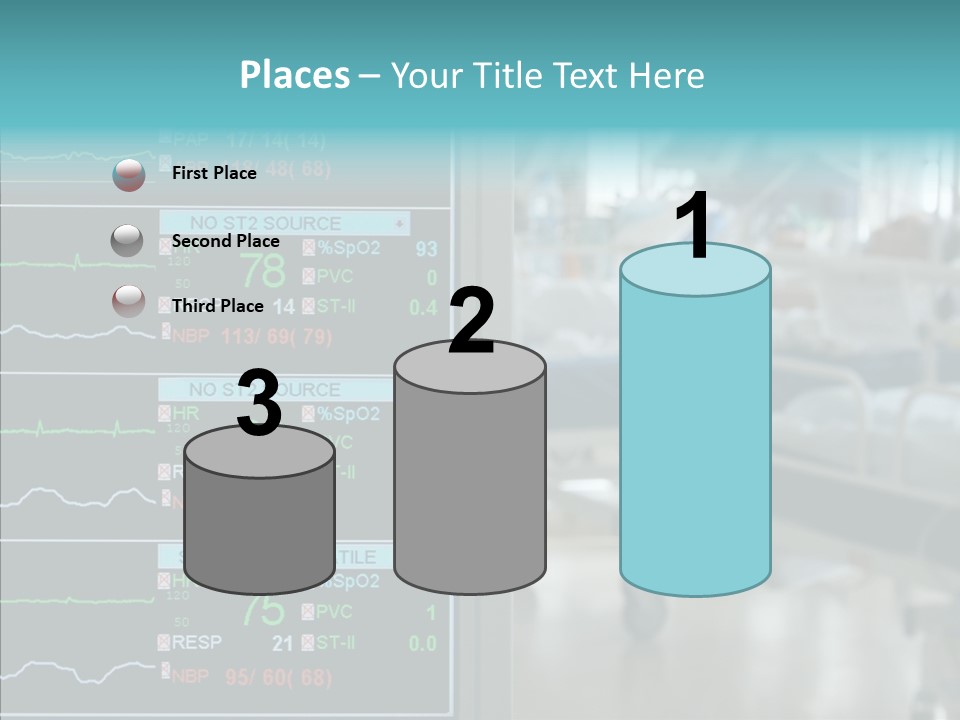 Young White Background Women PowerPoint Template