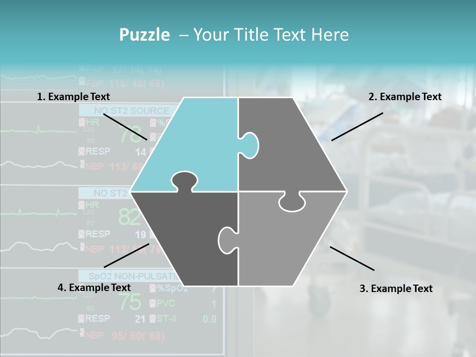 Young White Background Women PowerPoint Template