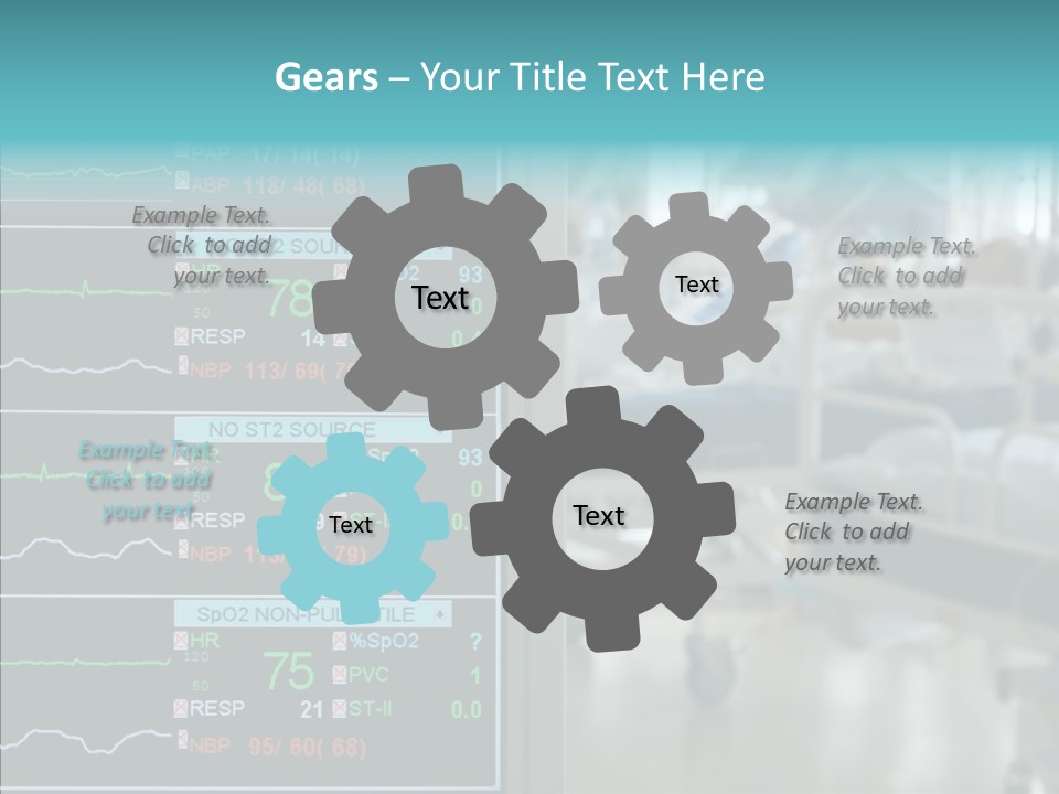 Young White Background Women PowerPoint Template