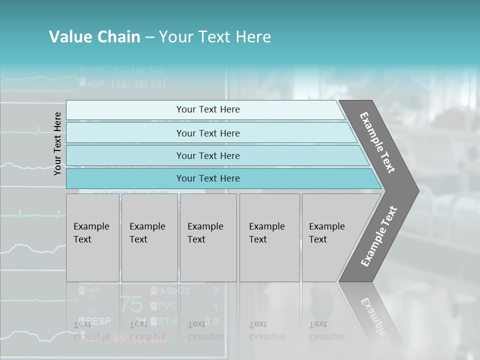 Young White Background Women PowerPoint Template