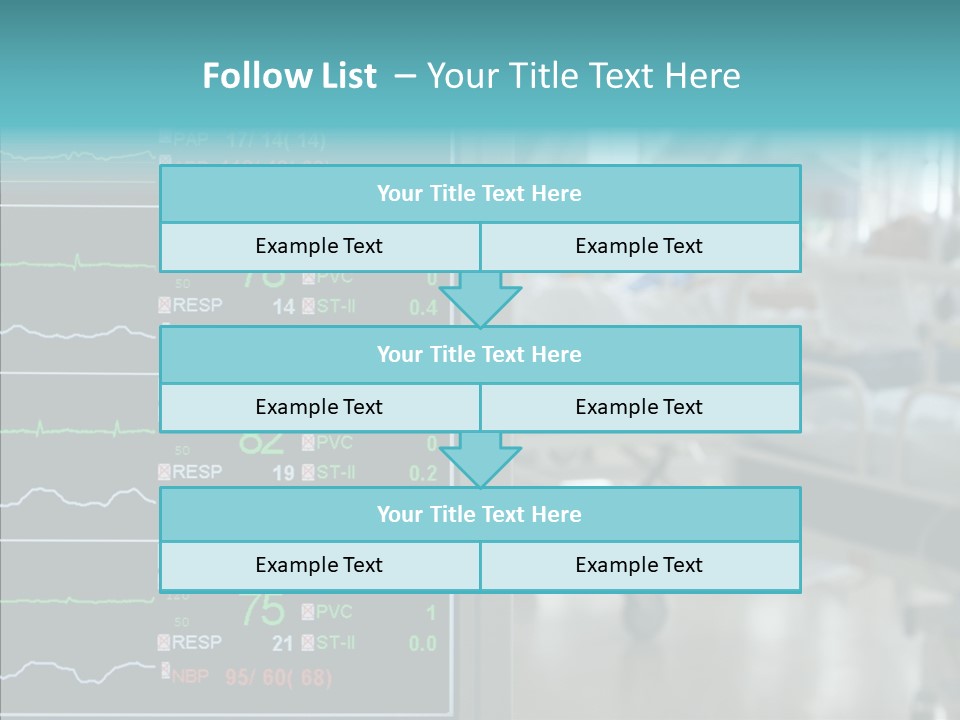 Young White Background Women PowerPoint Template