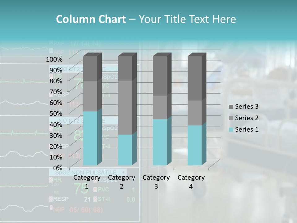 Young White Background Women PowerPoint Template