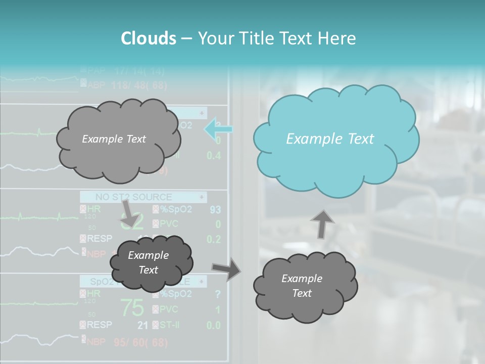 Young White Background Women PowerPoint Template