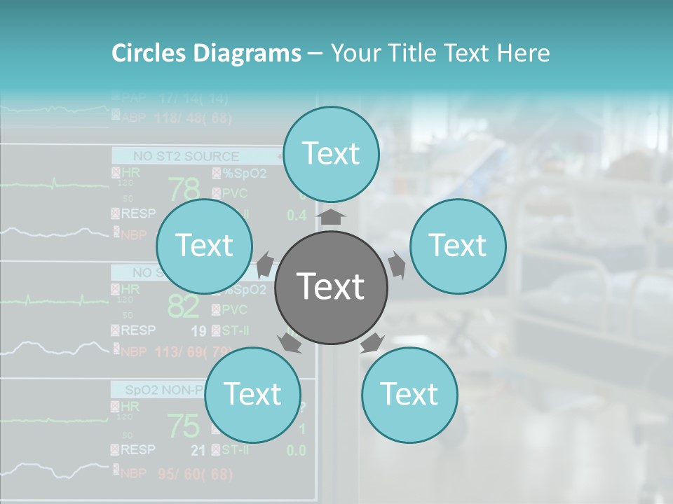 Young White Background Women PowerPoint Template