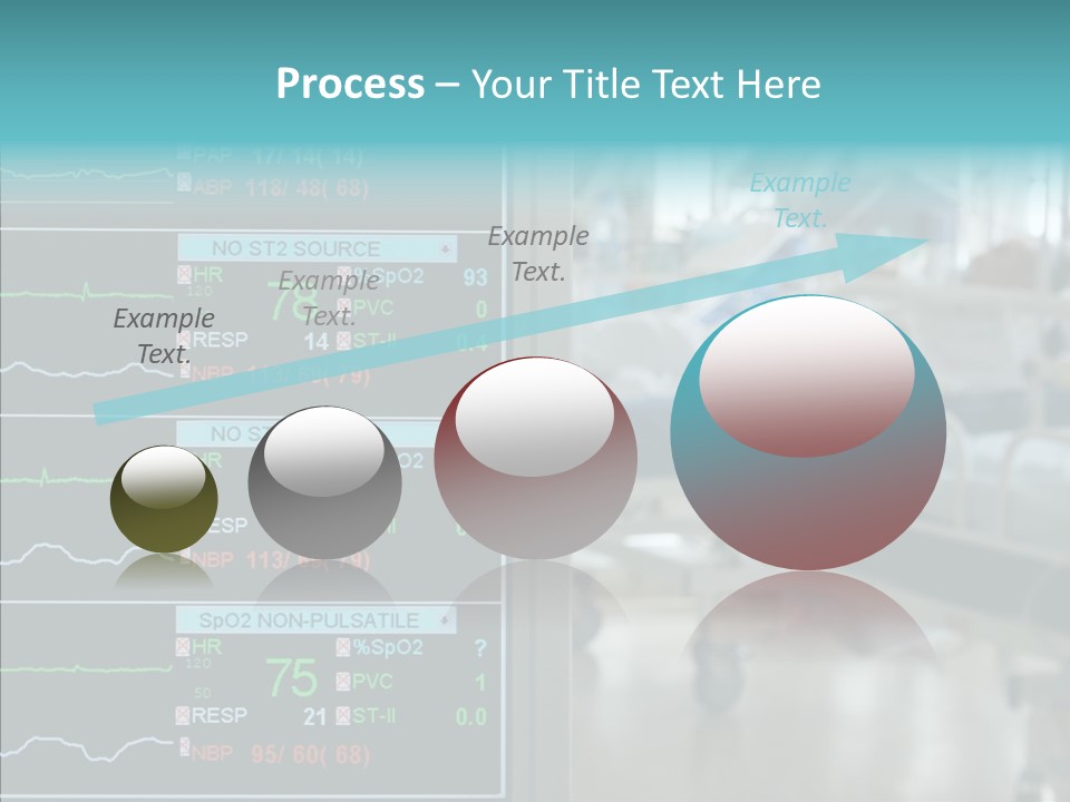 Young White Background Women PowerPoint Template