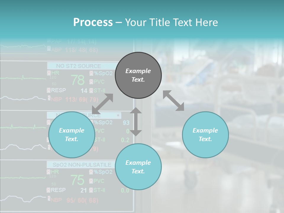 Young White Background Women PowerPoint Template