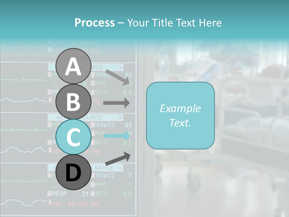 Young White Background Women PowerPoint Template