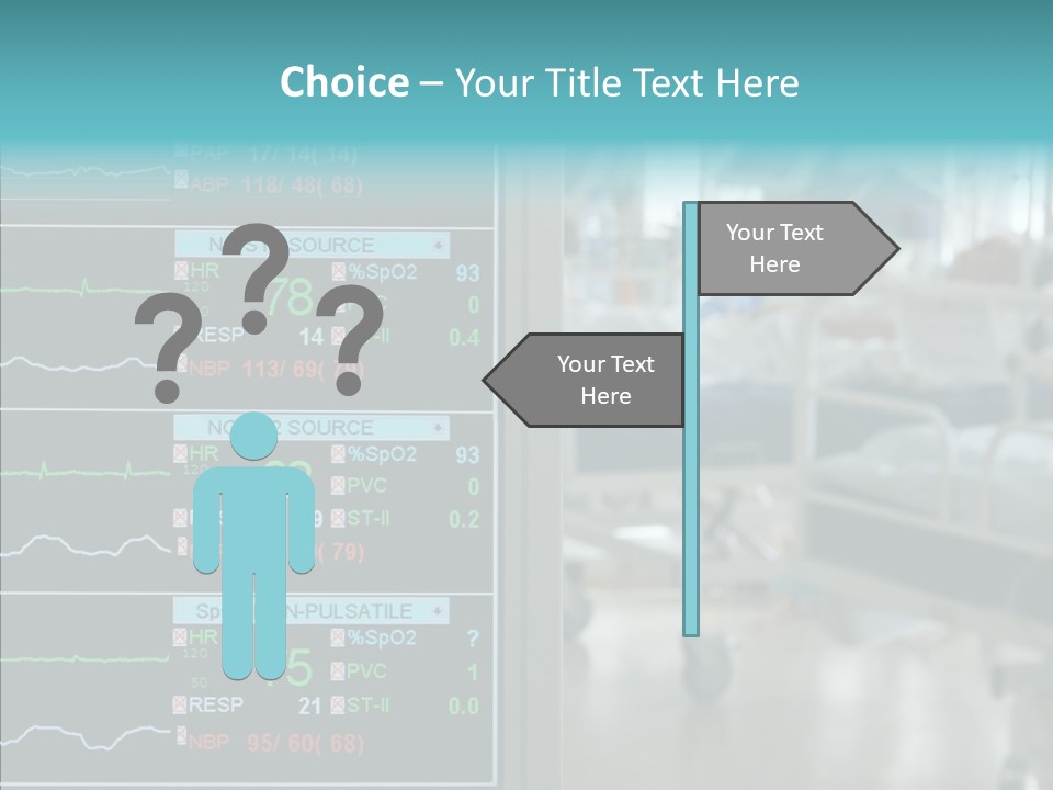 Young White Background Women PowerPoint Template