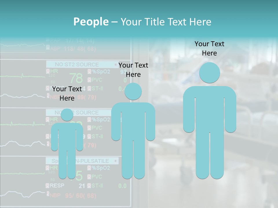 Young White Background Women PowerPoint Template