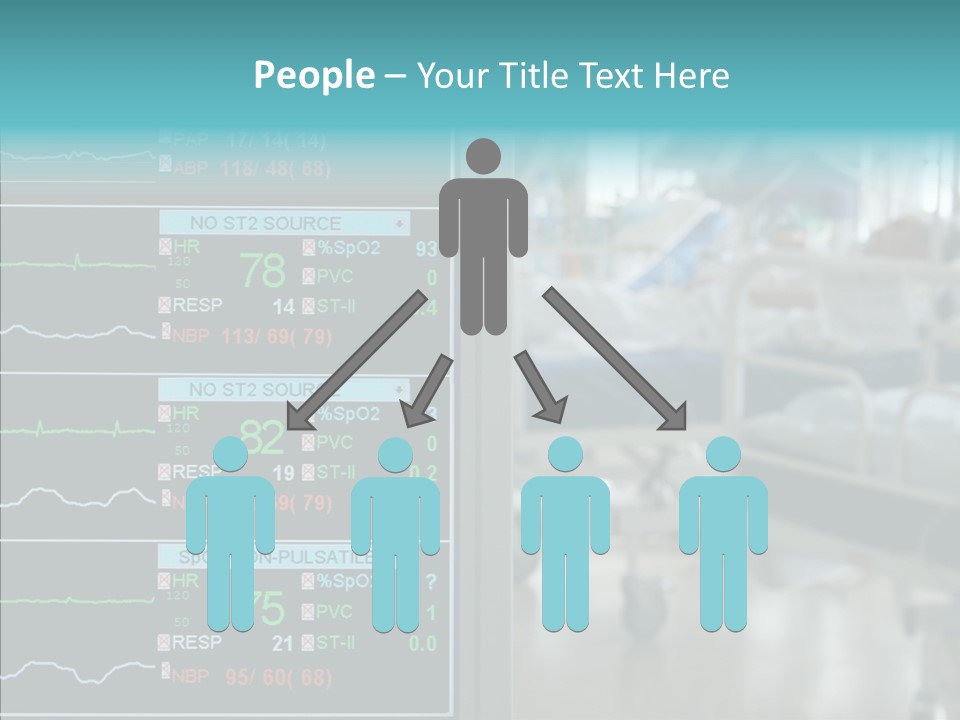 Young White Background Women PowerPoint Template