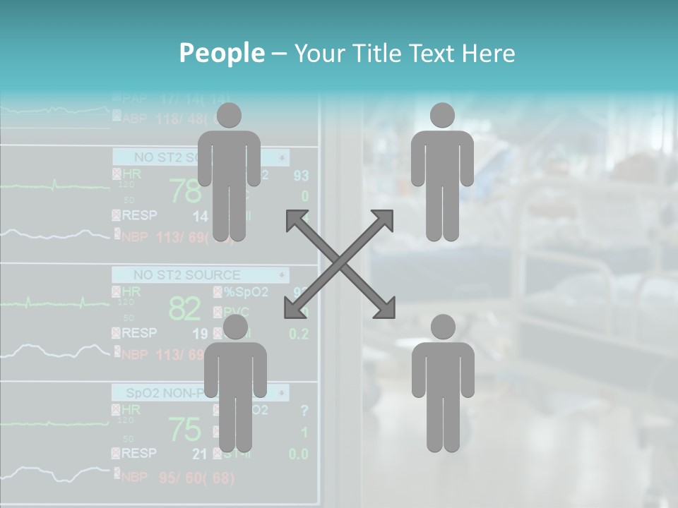 Young White Background Women PowerPoint Template