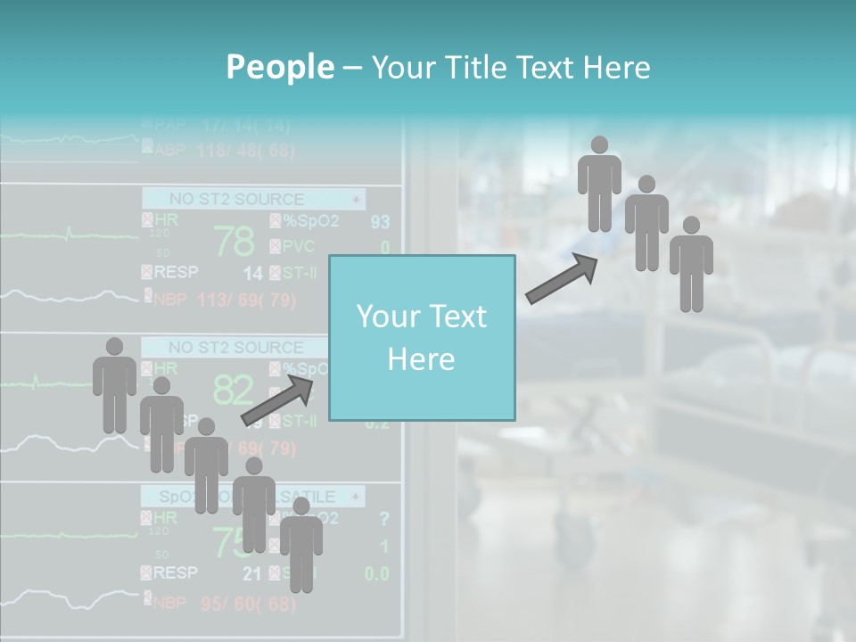 Young White Background Women PowerPoint Template