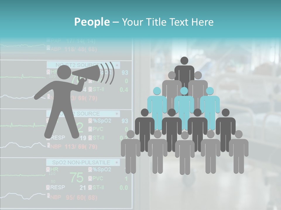 Young White Background Women PowerPoint Template