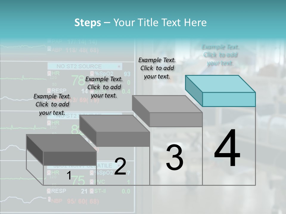 Young White Background Women PowerPoint Template