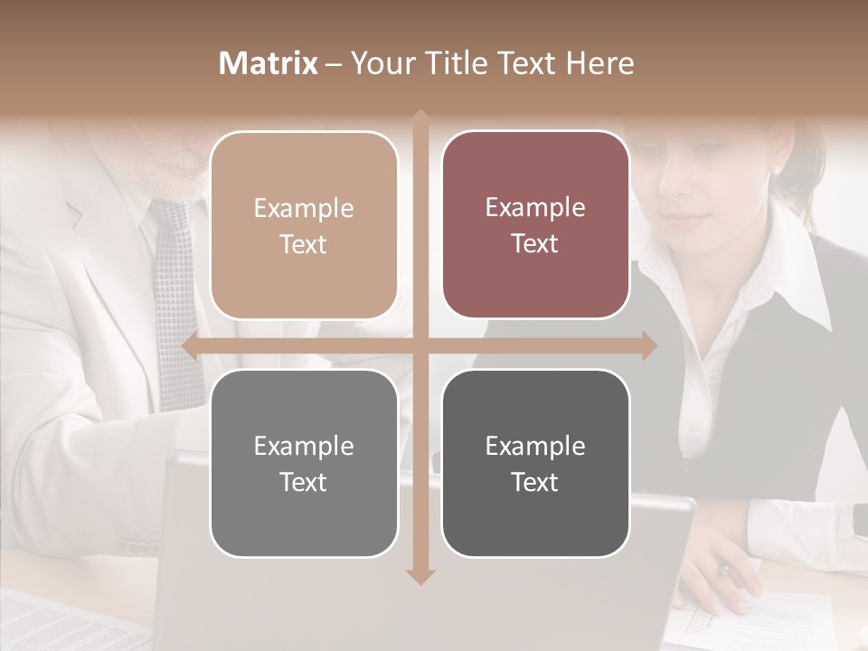 White Background Background Assist PowerPoint Template