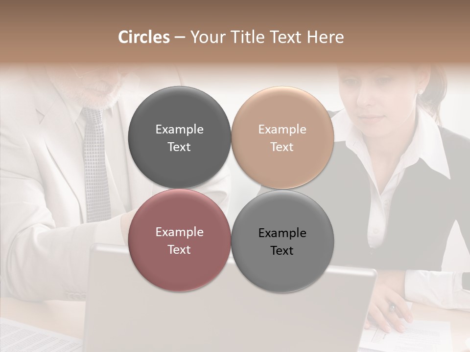 White Background Background Assist PowerPoint Template