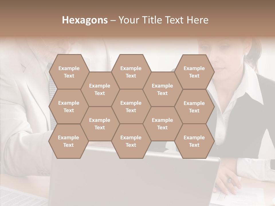 White Background Background Assist PowerPoint Template