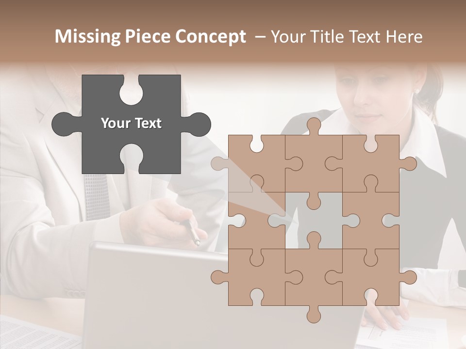 White Background Background Assist PowerPoint Template