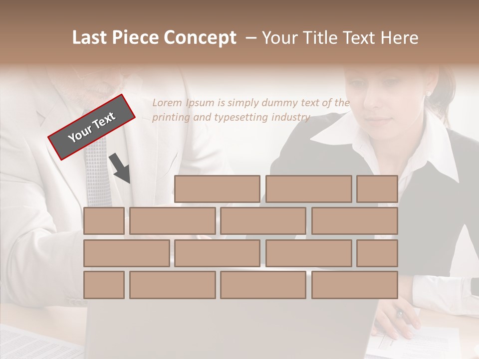 White Background Background Assist PowerPoint Template