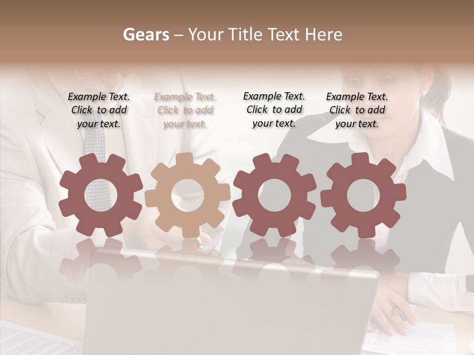 White Background Background Assist PowerPoint Template