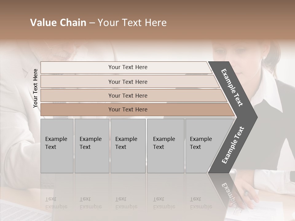 White Background Background Assist PowerPoint Template
