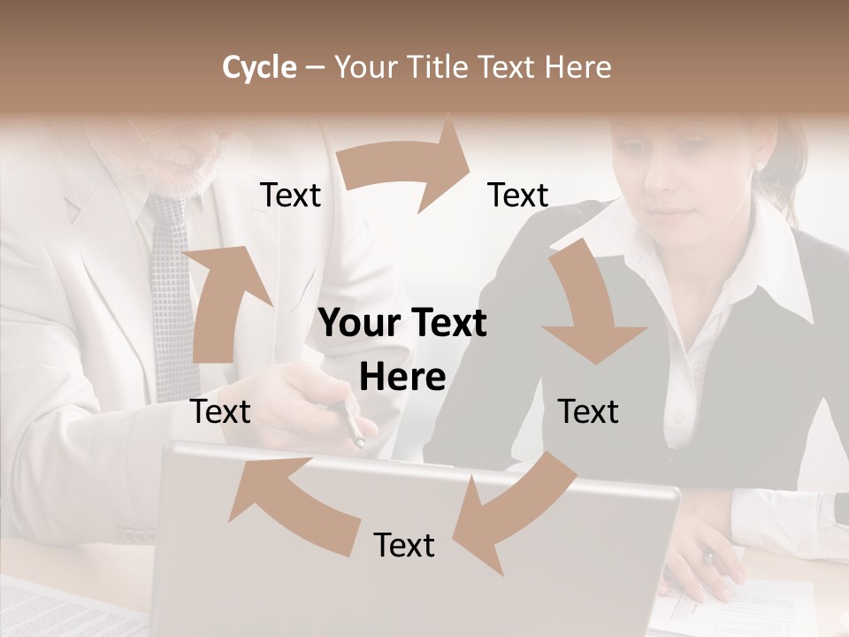 White Background Background Assist PowerPoint Template