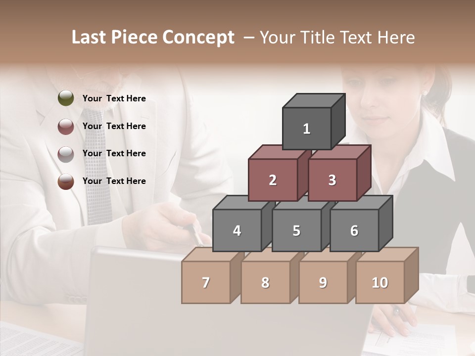 White Background Background Assist PowerPoint Template