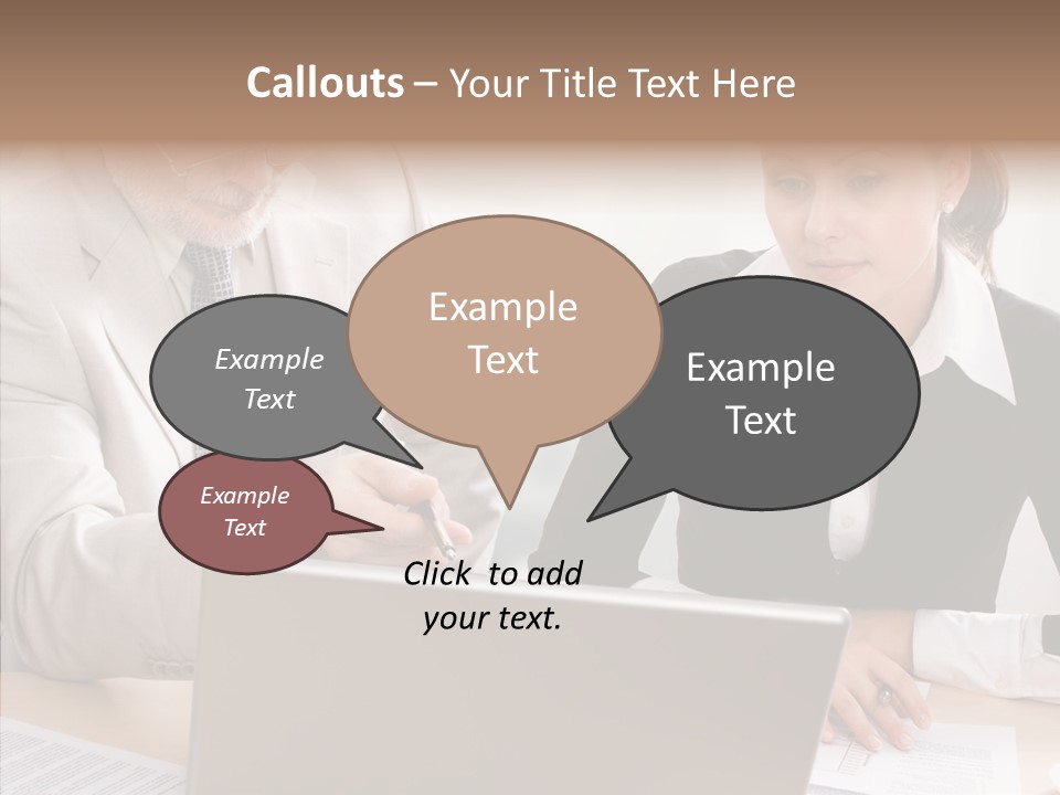 White Background Background Assist PowerPoint Template