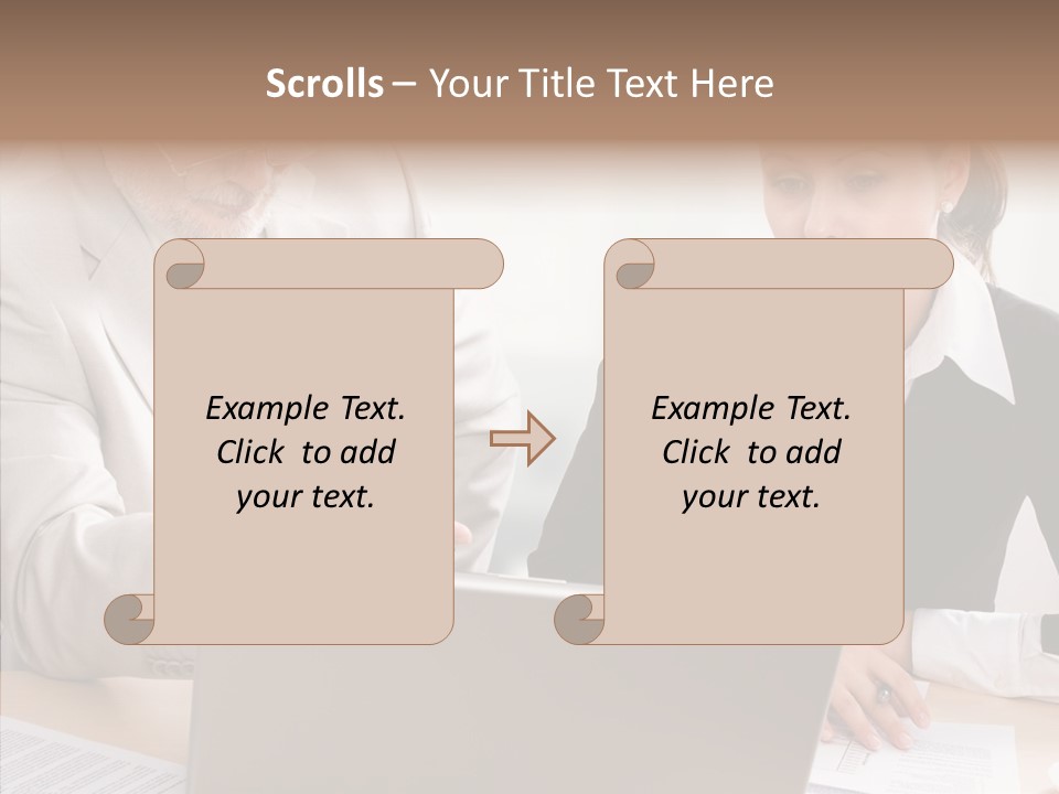 White Background Background Assist PowerPoint Template