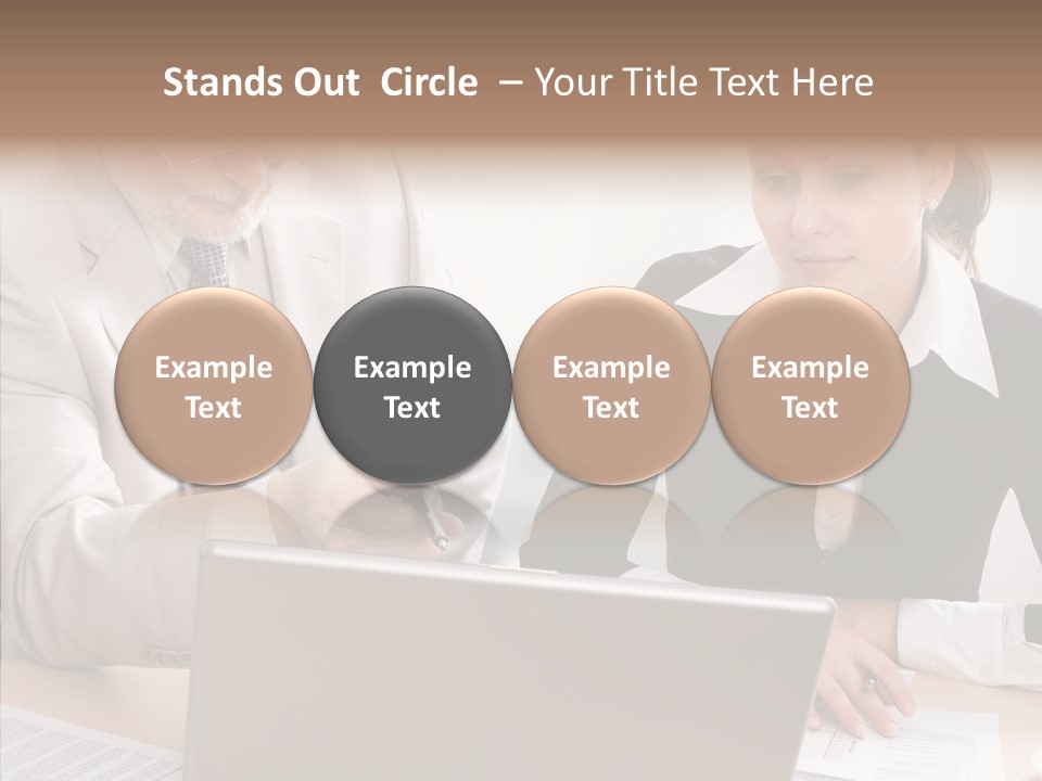 White Background Background Assist PowerPoint Template